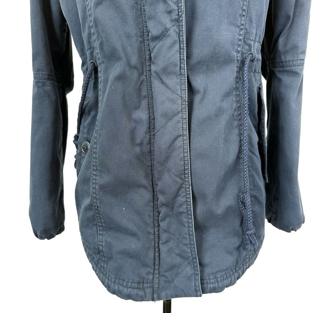 Adidas Neo Label Blue Embroidered‎ Winter Parka, Small - Picture 4 of 15